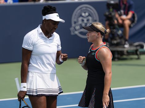 Venus Williams and Diana Shnaider, Washington 2026