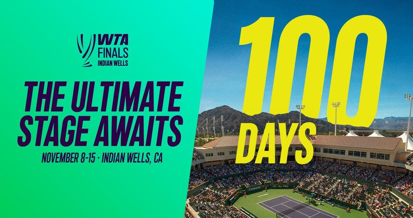 WTA Finals 100 days to go