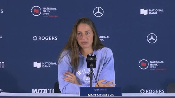 Kostyuk embracing 'new territory' after career-best season