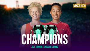 Siniakova/Zhang champions Toronto