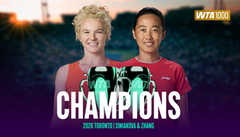 Siniakova/Zhang champions Toronto