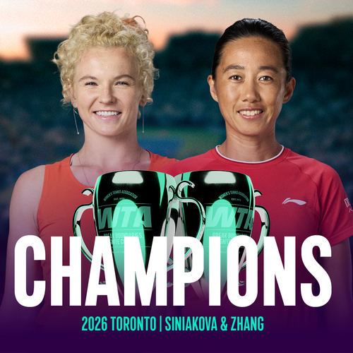 Siniakova/Zhang champions Toronto