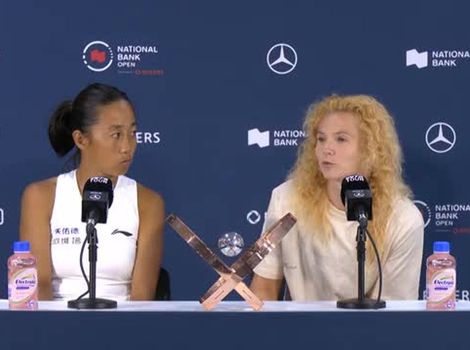 Katerina Siniakova and Shuai Zhang on adapting to defeat a draw packed with Grand Slam champions