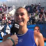 Aryna Sabalenka relies on baseline power to pull through a physical test