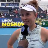 Linda Noskova stays composed under pressure to lock in another decisive victory