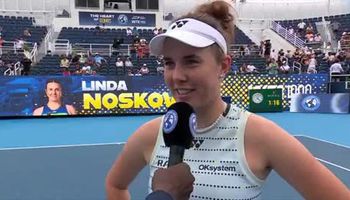 Linda Noskova stays composed under pressure to lock in another decisive victory