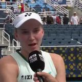 First-serve precision and relentless depth set the tone for Elena Rybakina