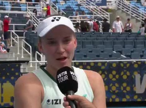 First-serve precision and relentless depth set the tone for Elena Rybakina