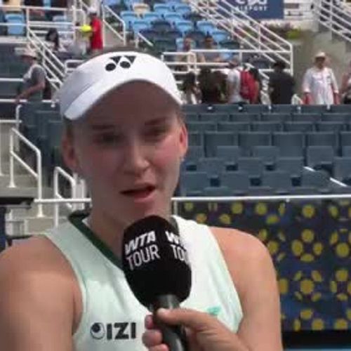 First-serve precision and relentless depth set the tone for Elena Rybakina