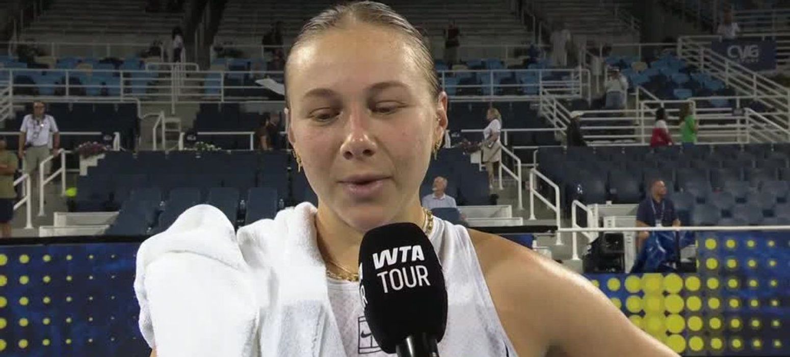 CINCINNATI - POST-MATCH INTERVIEW - R32 - AMANDA ANISIMOVA_Digital Download_m51586