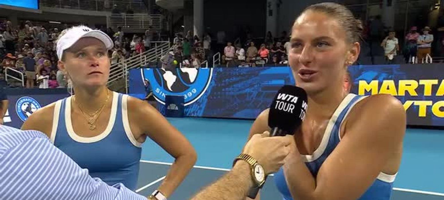 CINCINNATI - POST-MATCH INTERVIEW - MARTA KOSTYUK _ PEYTON STEARS_Digital Download_m51583