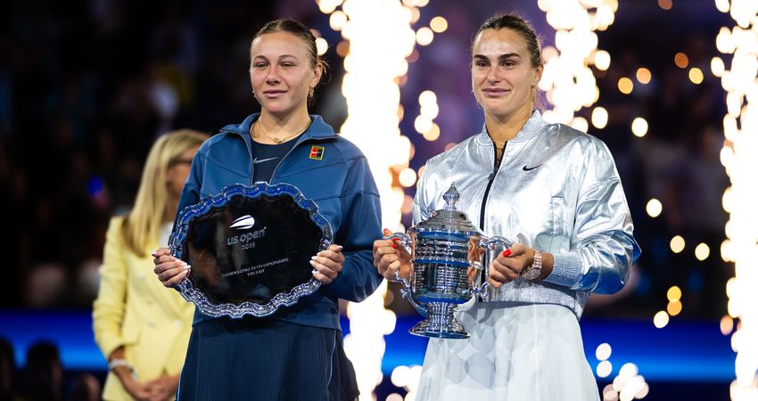 Amanda Anisimova, Aryna Sabalenka US Open 2025