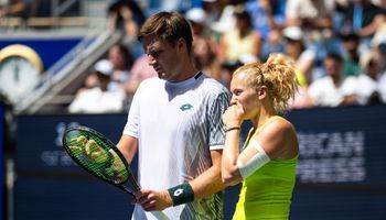 Katerina Siniakova and Henry Patten, US Open 2026