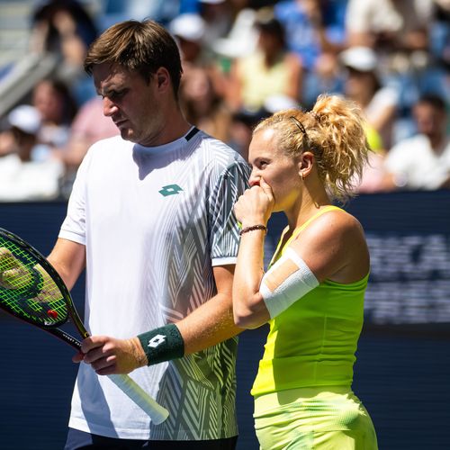 Katerina Siniakova and Henry Patten, US Open 2026