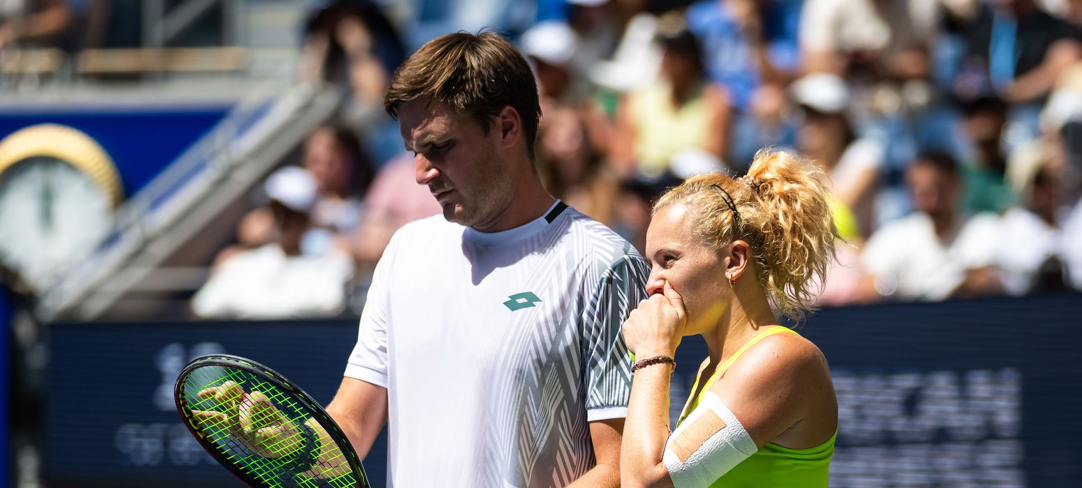 Katerina Siniakova and Henry Patten, US Open 2026