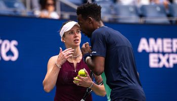 Elina Svitolina and Gael Monfils, US Open 2026