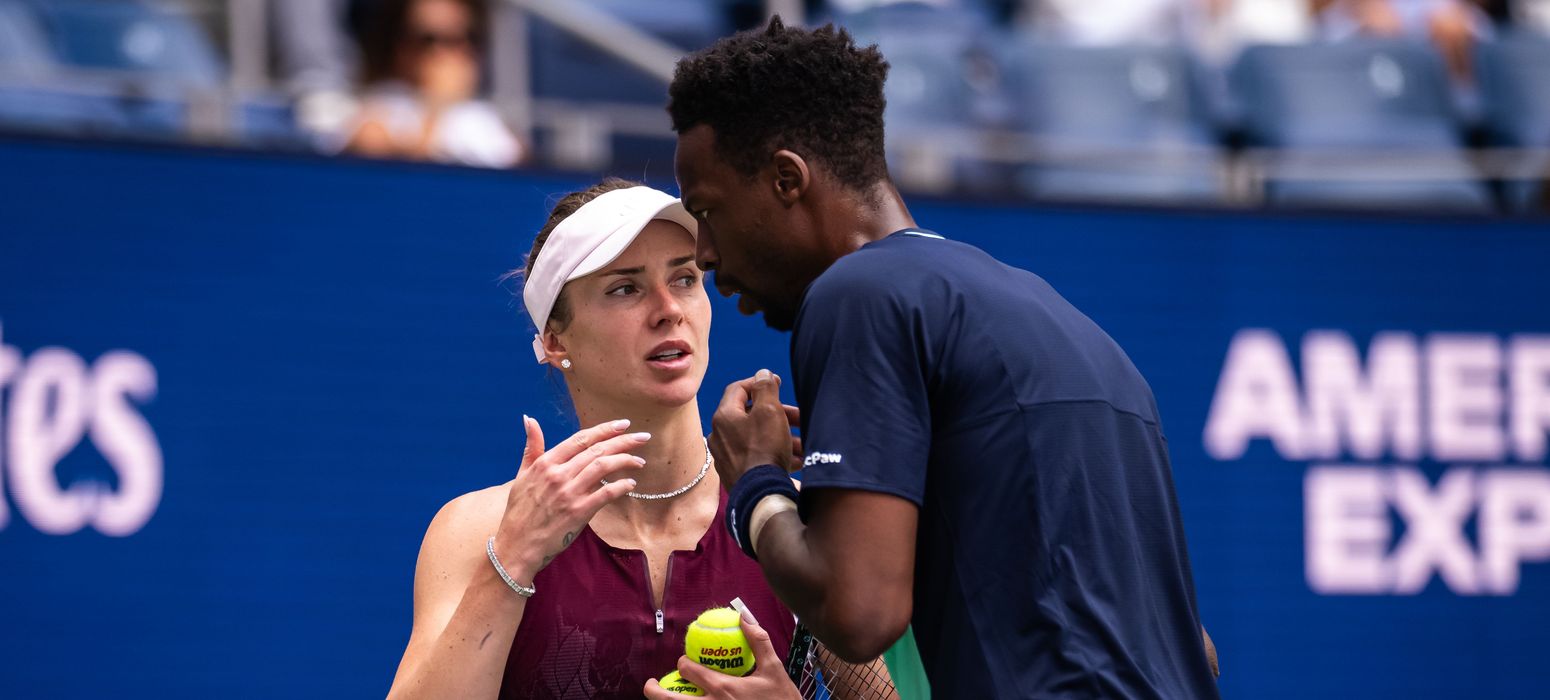 Elina Svitolina and Gael Monfils, US Open 2026