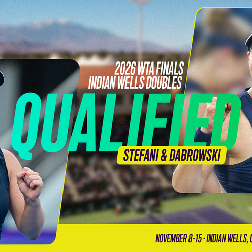 WTA Finals qualified: Stefani and Dabrowski