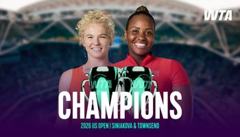 Siniakova Townsend US Open graphic