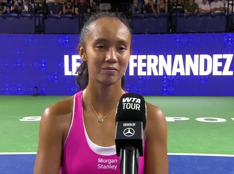 SINGAPORE - POST-MATCH INTERVIEW - R32 - LEYLAH FERNANDEZ_Digital Download_m52044