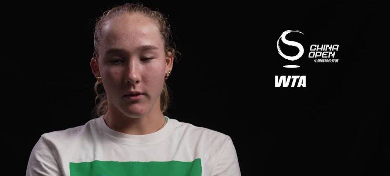 BEIJING - PRE-TOURNAMENT INTERVIEW - MIRRA ANDREEVA_Digital Download_m52183