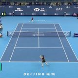 Junior No. 1 Sun Xinran advances on WTA debut in Beijing as Lys retires