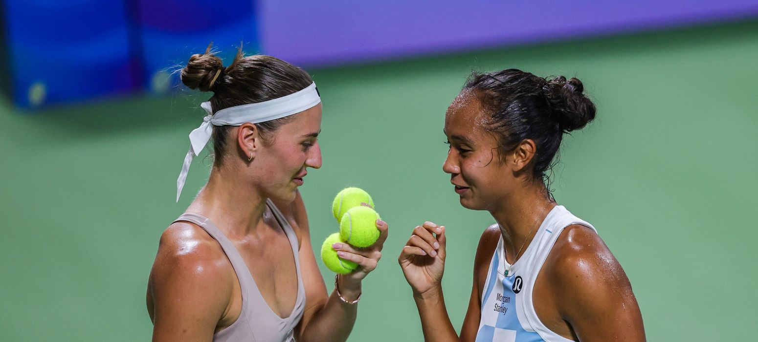 Marta Kostyuk and Leylah Fernandez, Ningbo 2026