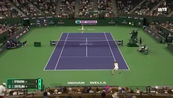 Full match replay: Watch Rybakina escapes Svitolina in Indian Wells semifinal