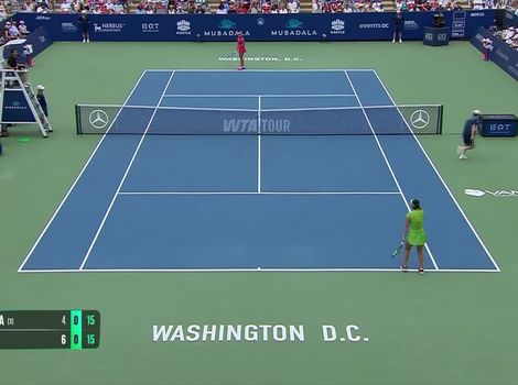 Full match replay: Eala's hard-court surge carries past Osaka in D.C.