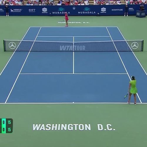 Full match replay: Eala's hard-court surge carries past Osaka in D.C.