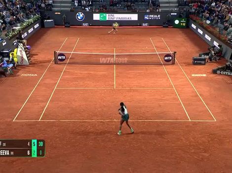 Full match replay: Gauff overcomes Andreeva in three-set Rome showdown