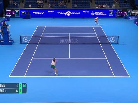 Mertens bests home hope Uchijima in straight sets in Tokyo first round