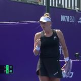 Hot shot_ Jil Teichmann's half-volleyed pickup in Guangzhou