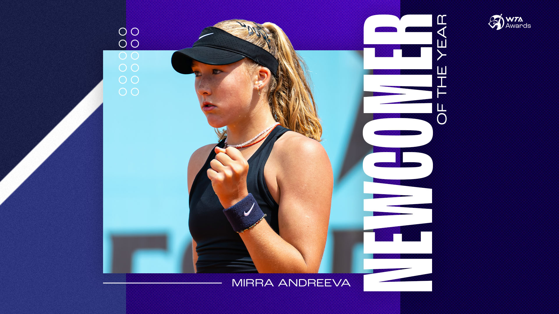 Mirra Andreeva named 2023 Newcomer of the Year