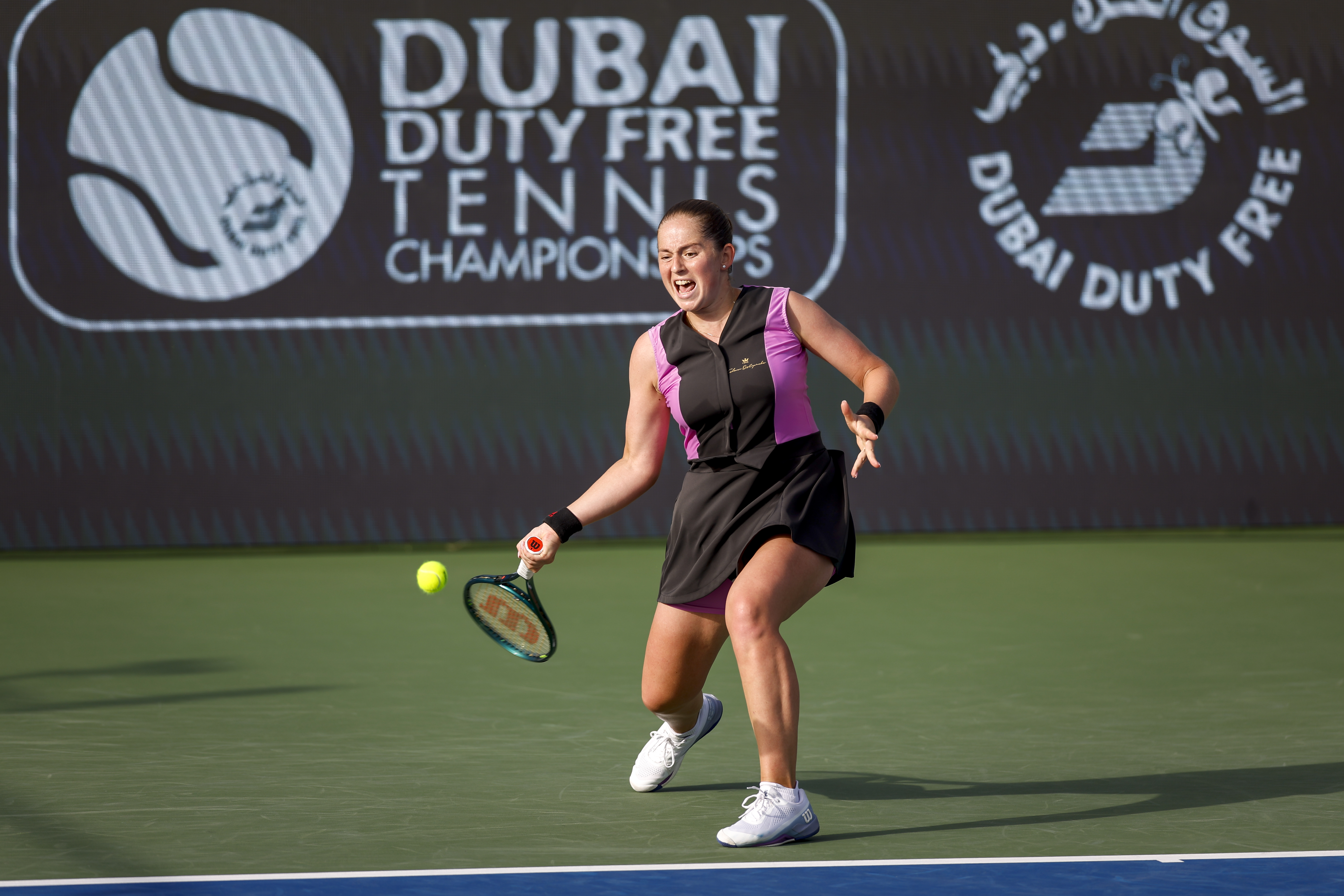 Ostapenko marches past wild card Sun into Dubai third round