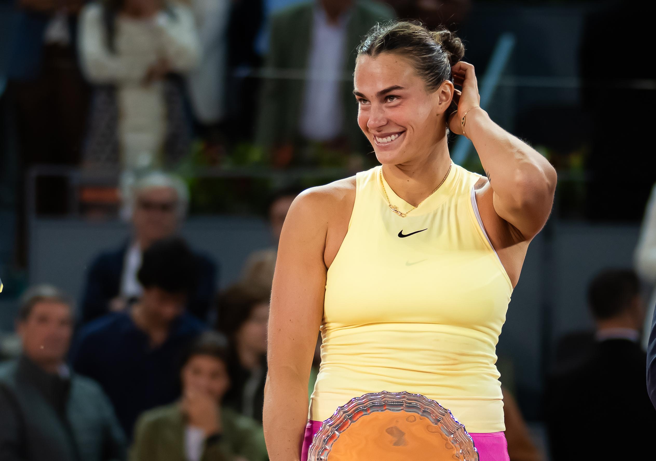 'I'm leaving with positive thoughts': Sabalenka proud of Madrid resilience