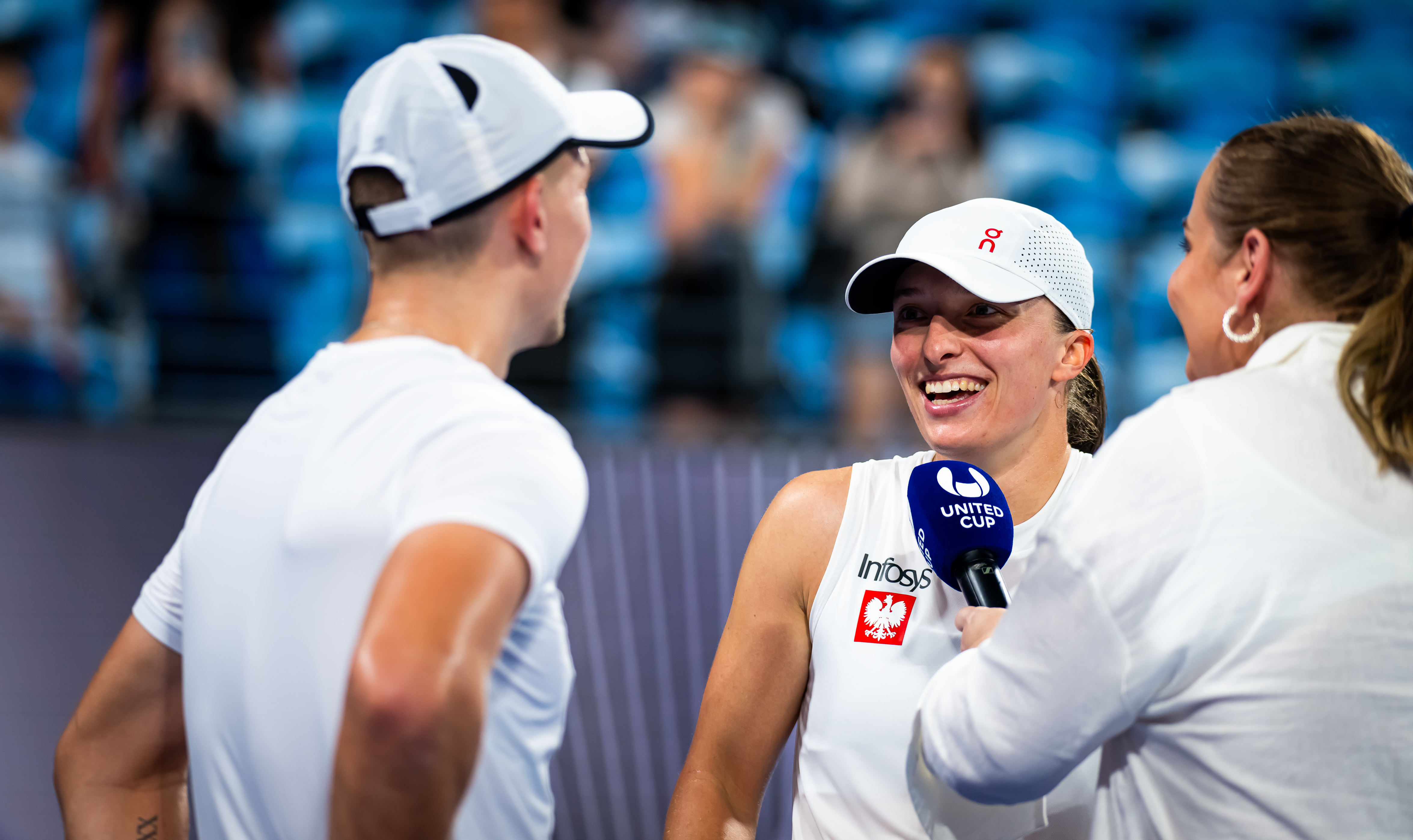 'Too good': Swiatek, Ruud exchange playful banter after baseline slugfest
