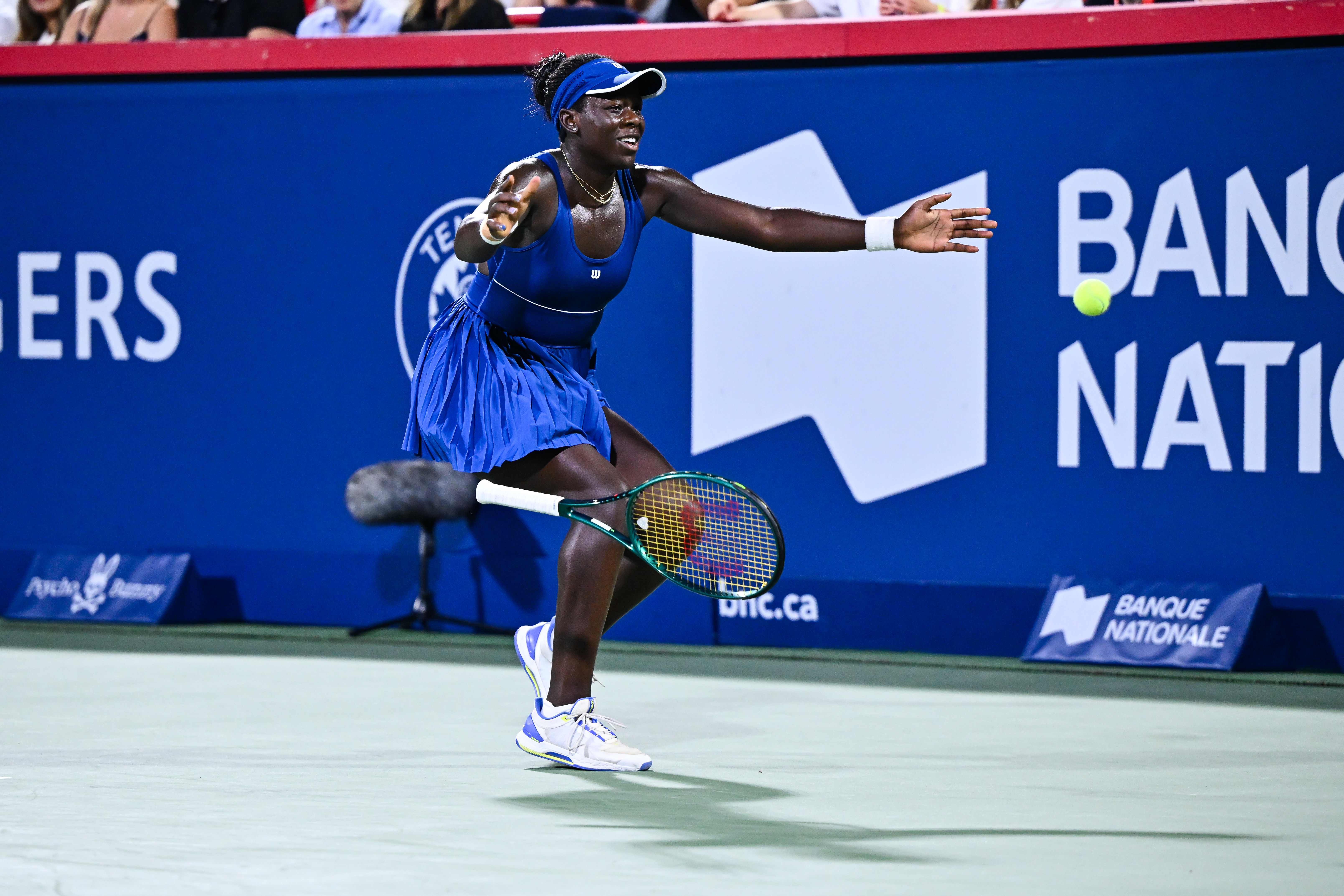 Mboco Mboko completes dream week with win over Osaka in Montreal