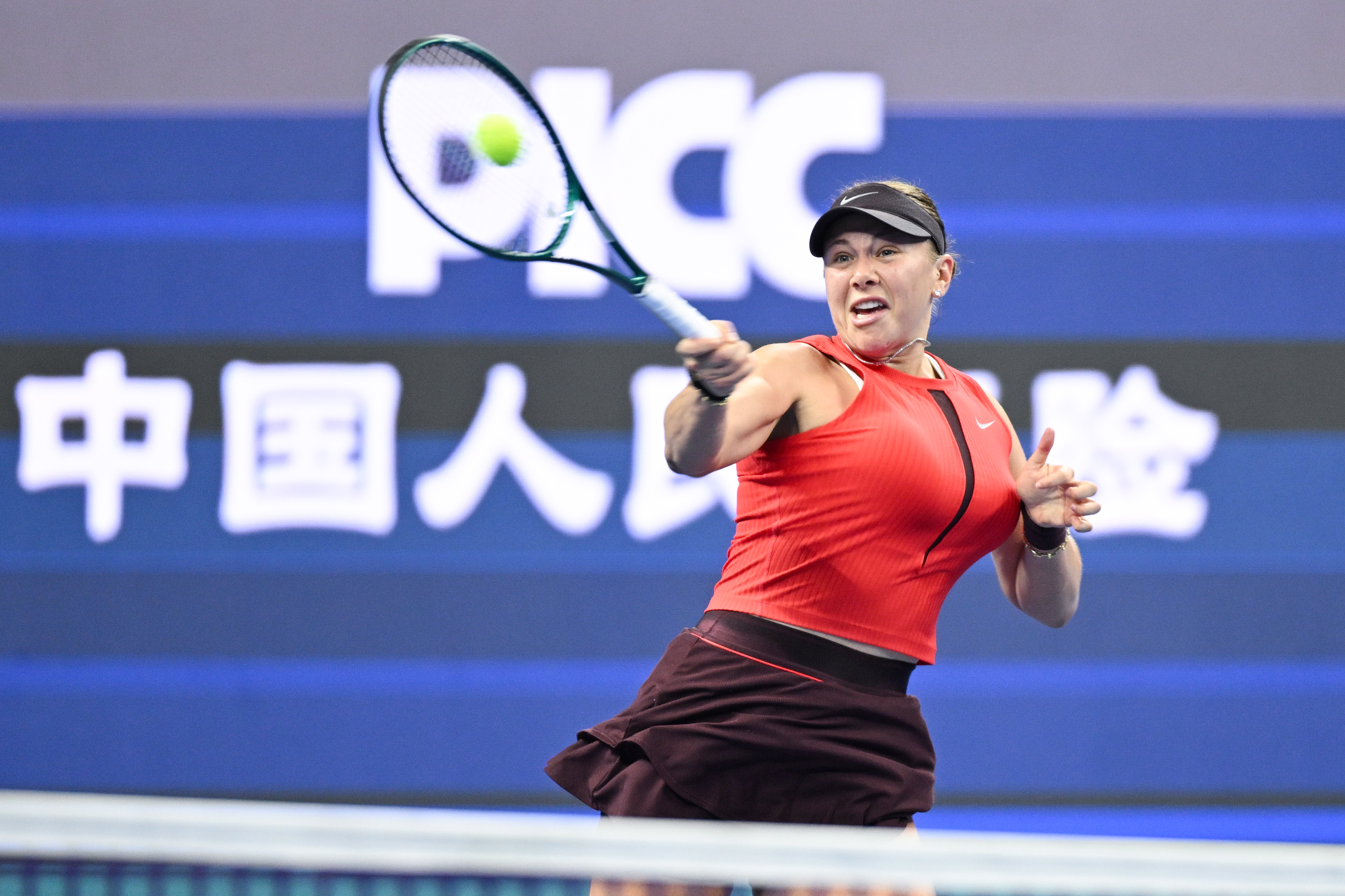 China Open champion Anisimova pulls out of Wuhan, Ningbo with left
