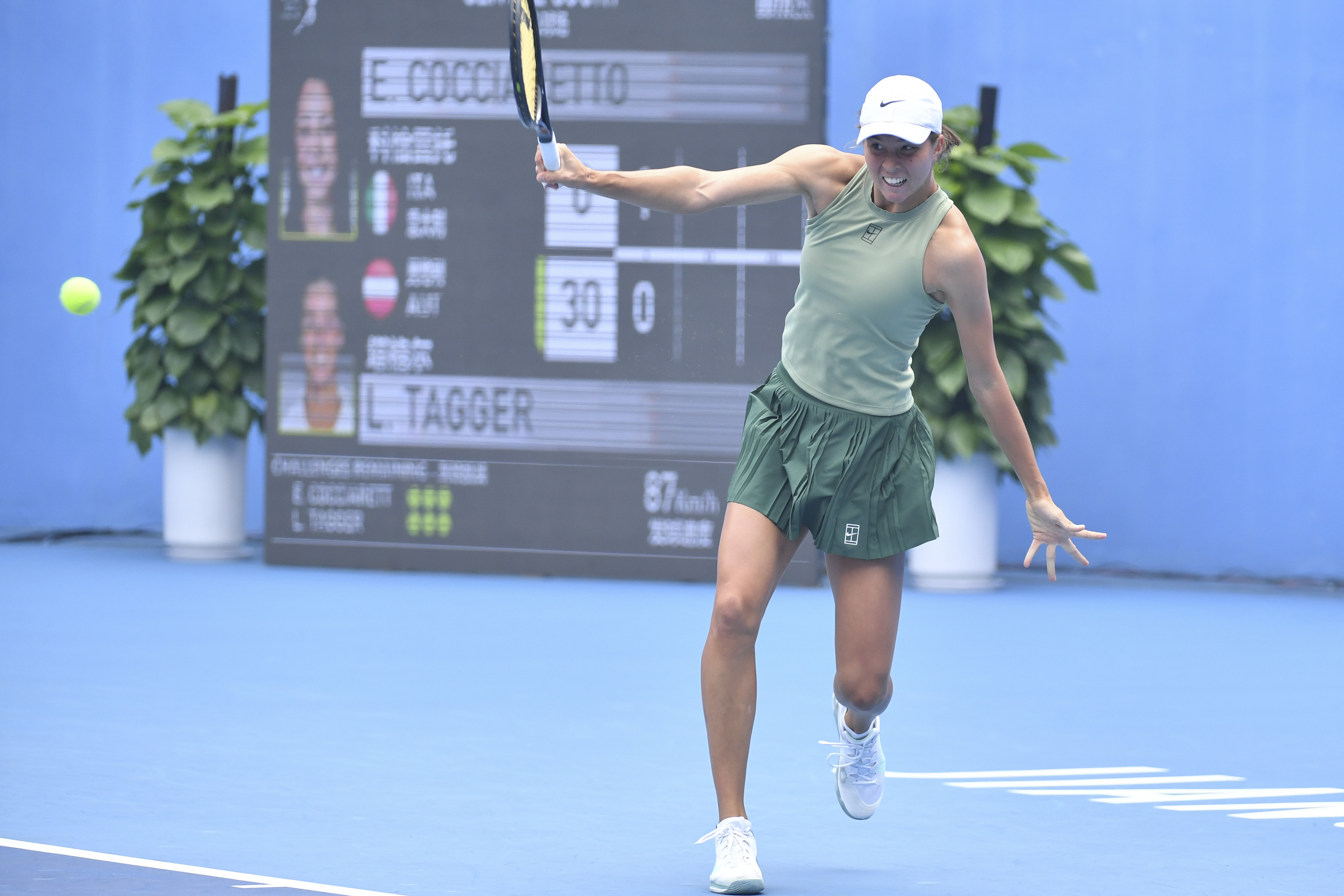 Tagger, 17, upsets Cocciaretto to make Jiujiang quarters; first Top 100 win