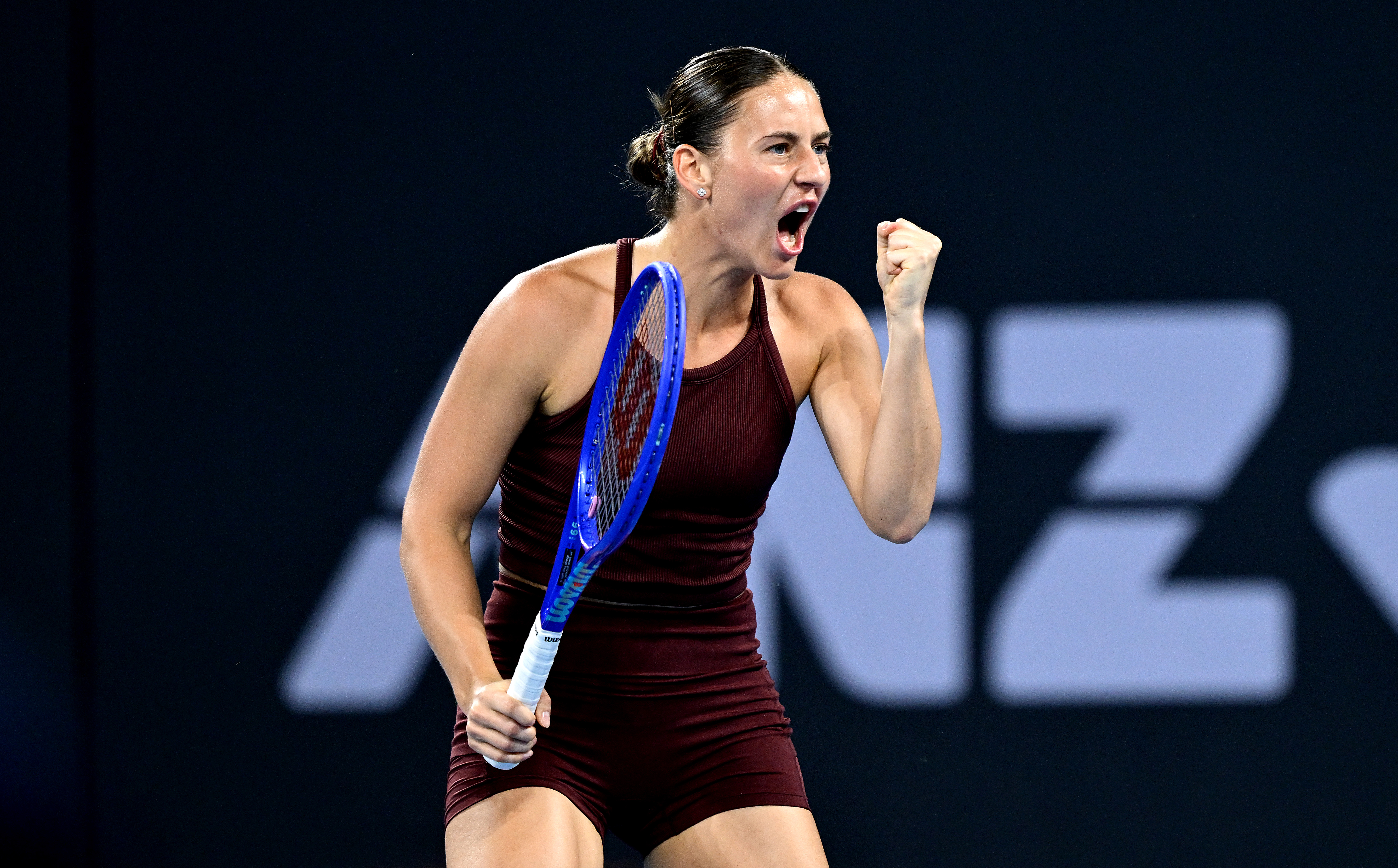 Kostyuk's Surge Sets Brisbane Clash with Sabalenka