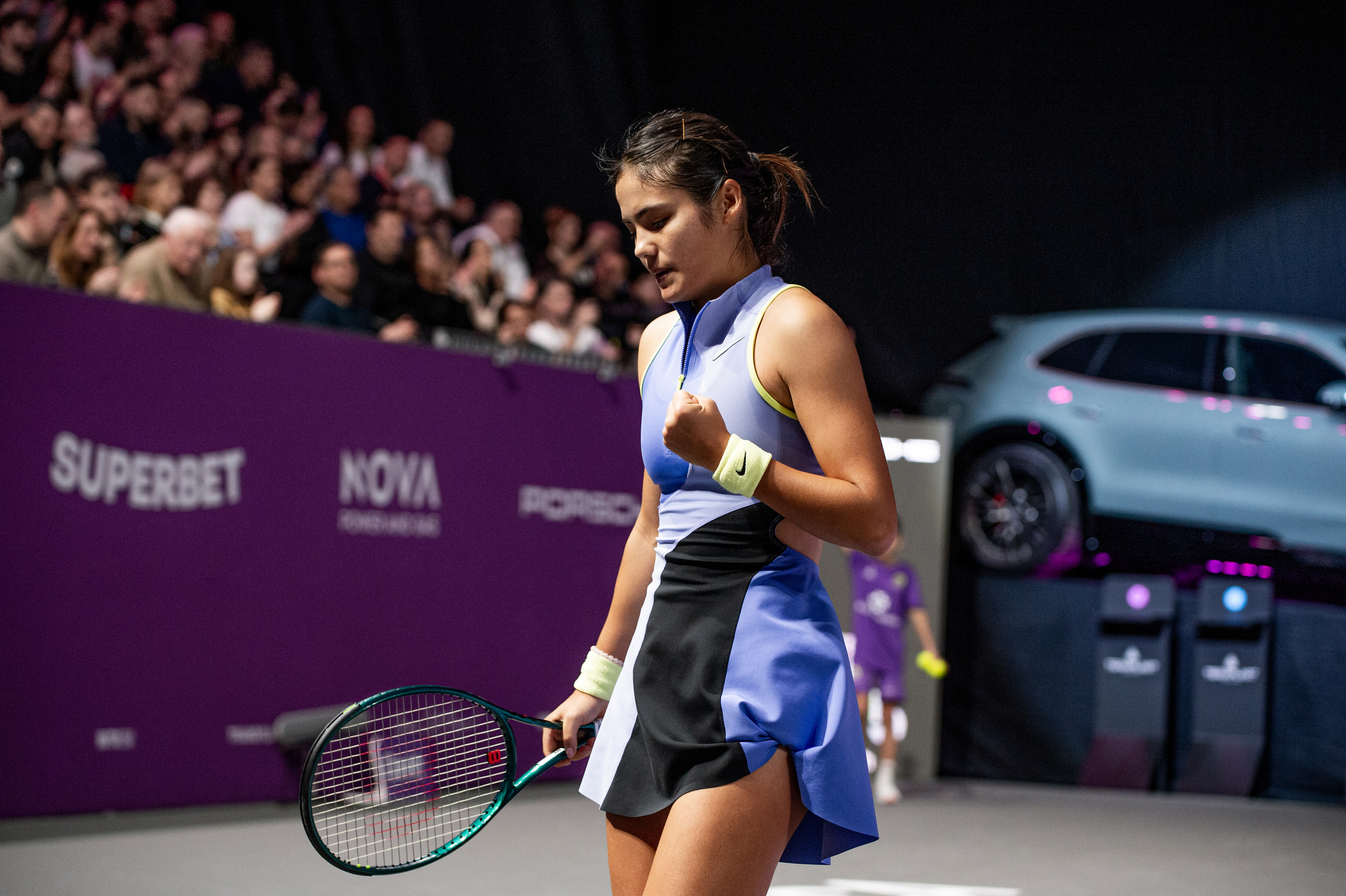 Raducanu Edges Oliynykova for Second WTA Final