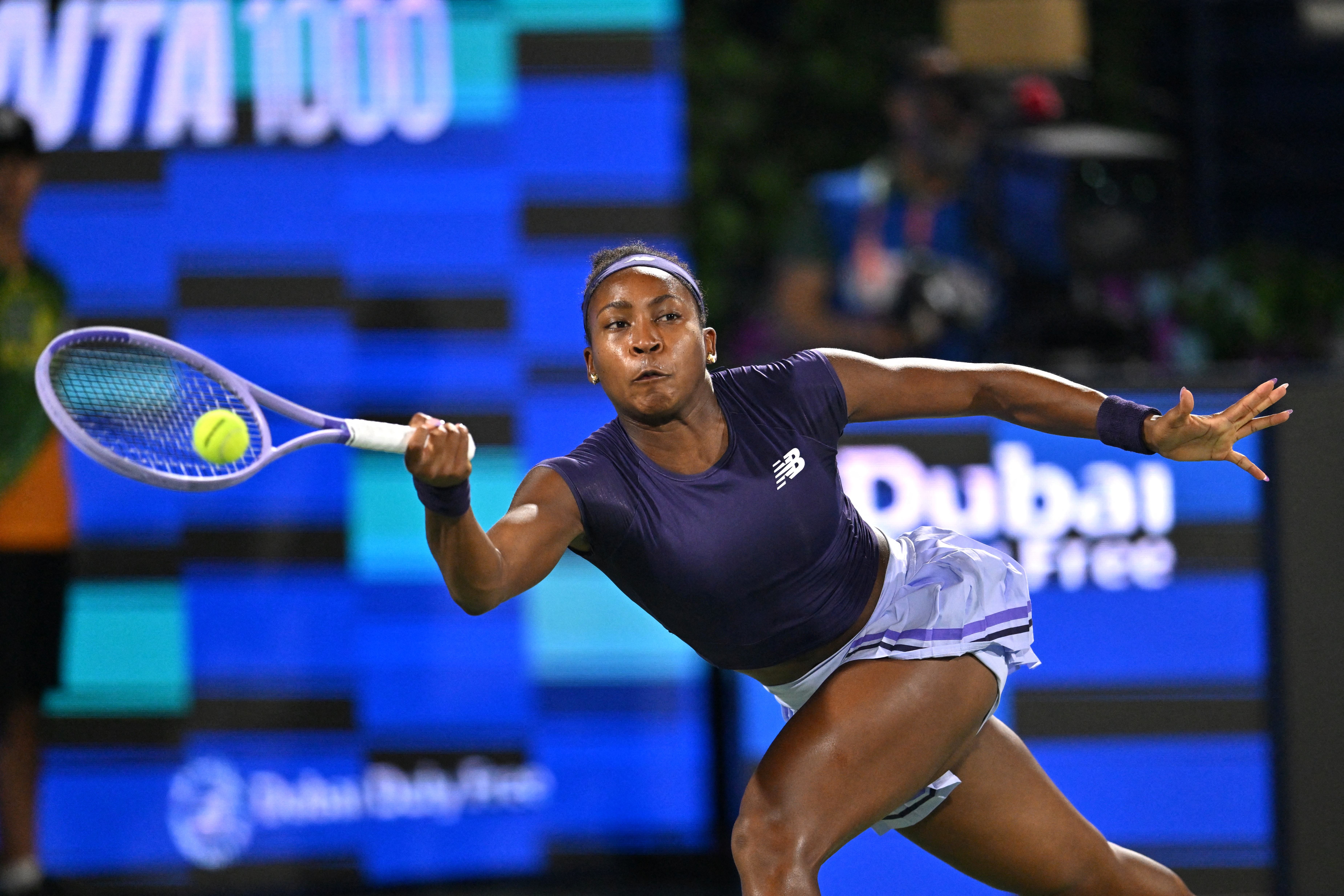 Hot shots: Coco Gauff's spectacular net play in an epic Dubai tiebreak