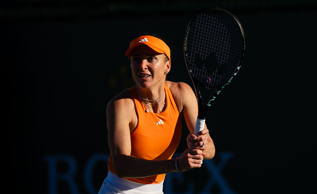 Svitolina into second straight Indian Wells quarterfinal after Siniakova retirement