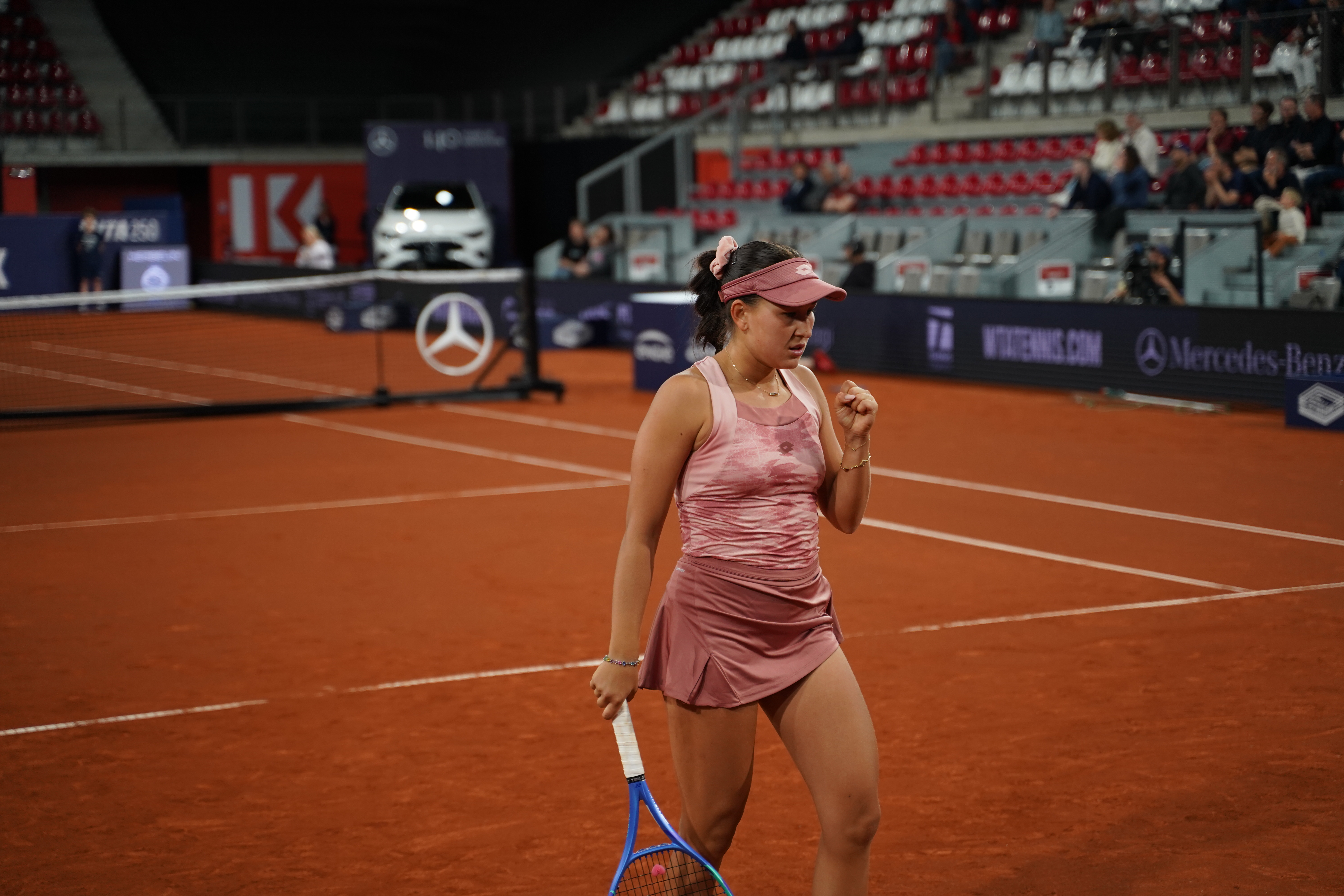 Rakhimova overturns 5-2 second-set deficit to beat Kalieva in Rouen