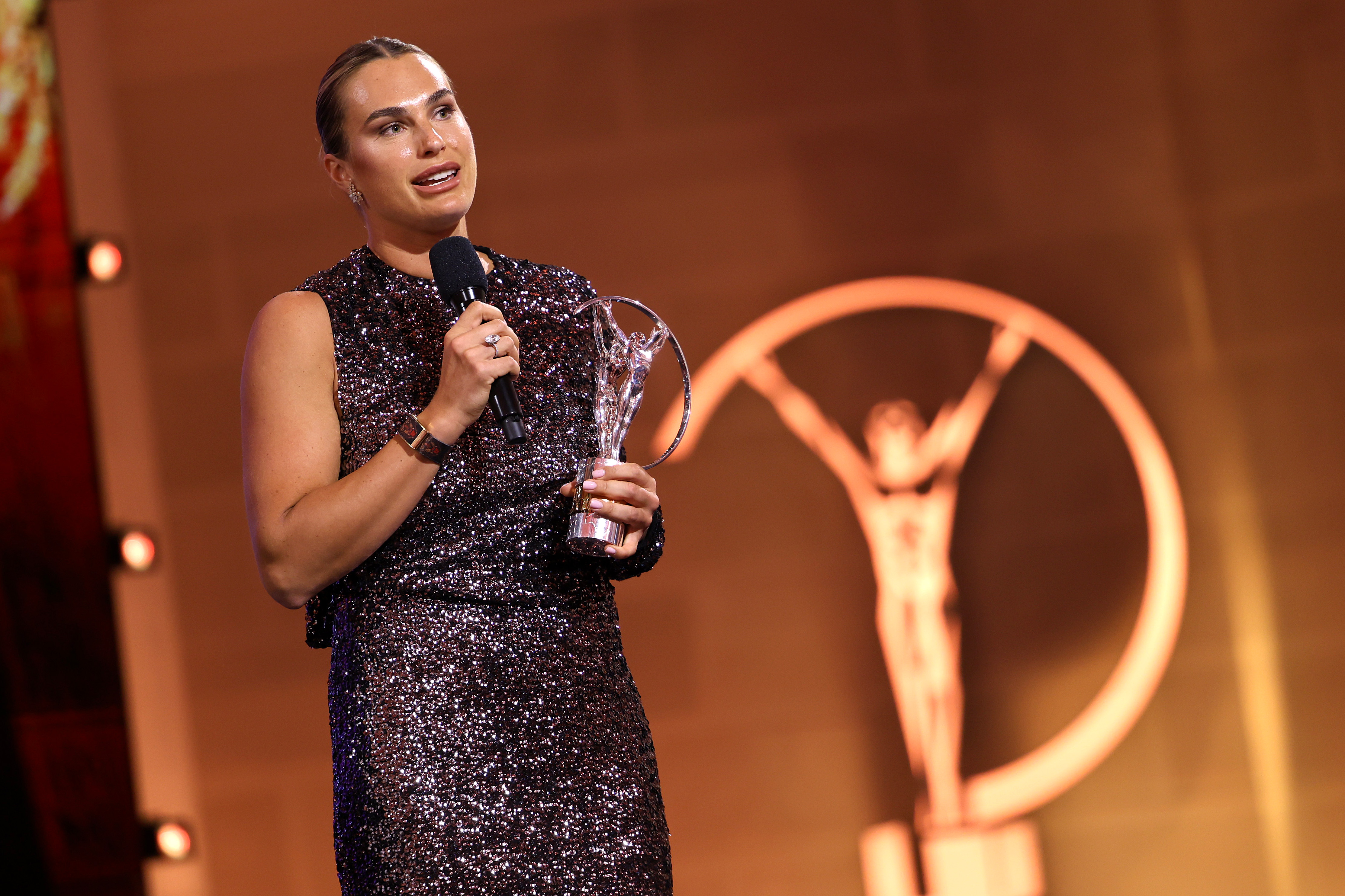 Sabalenka 'Nổi Da Gà' Khi Đoạt Danh Hiệu Vận Động Viên Nữ Thế Giới Của Laureus
