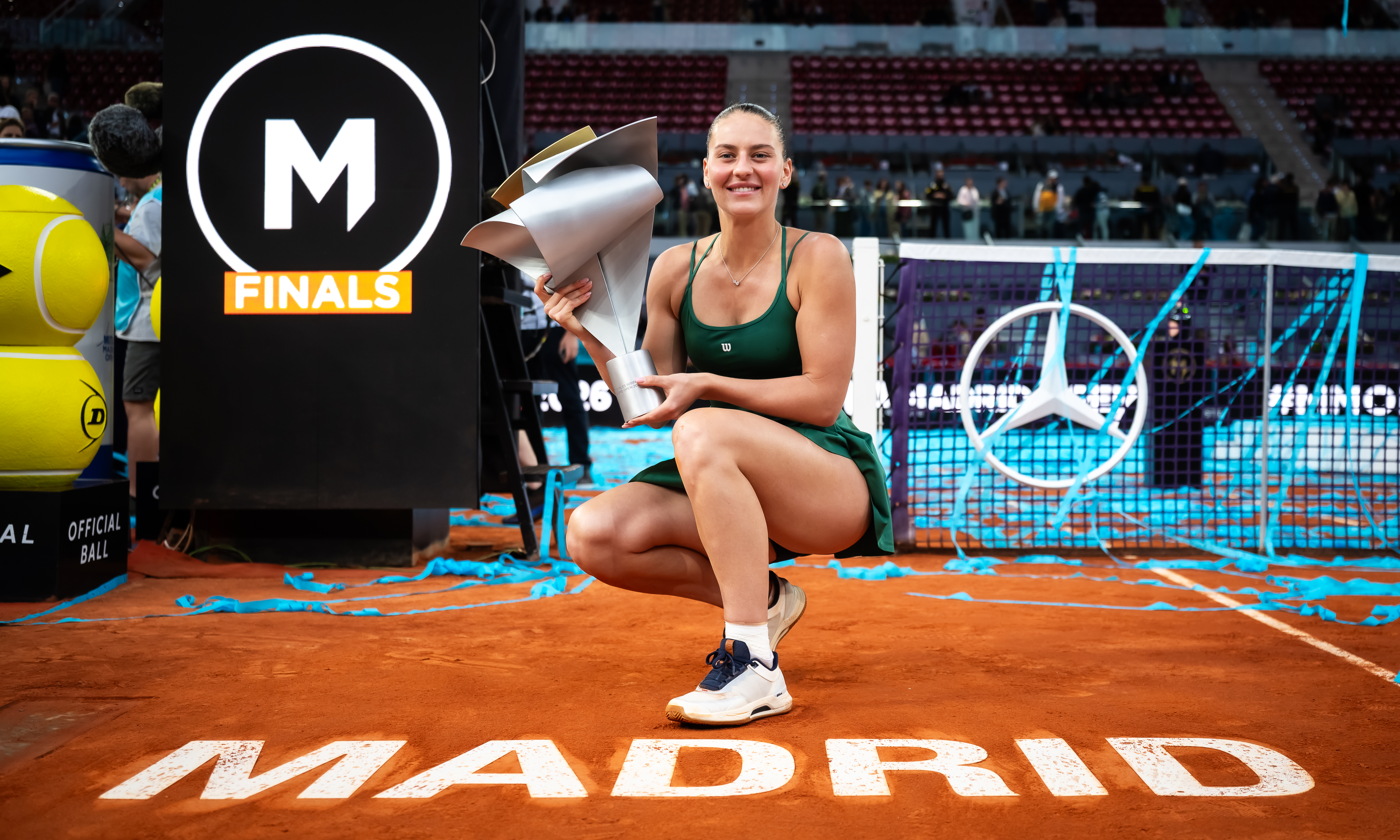 Marta Kostyuk zdobywa pierwszy tytuł WTA 1000 w Madrycie, pokonując Mirrę Andriejewą