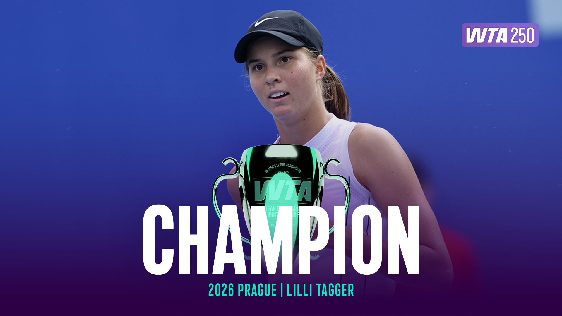 Teenager Tagger captures maiden WTA singles title in Prague