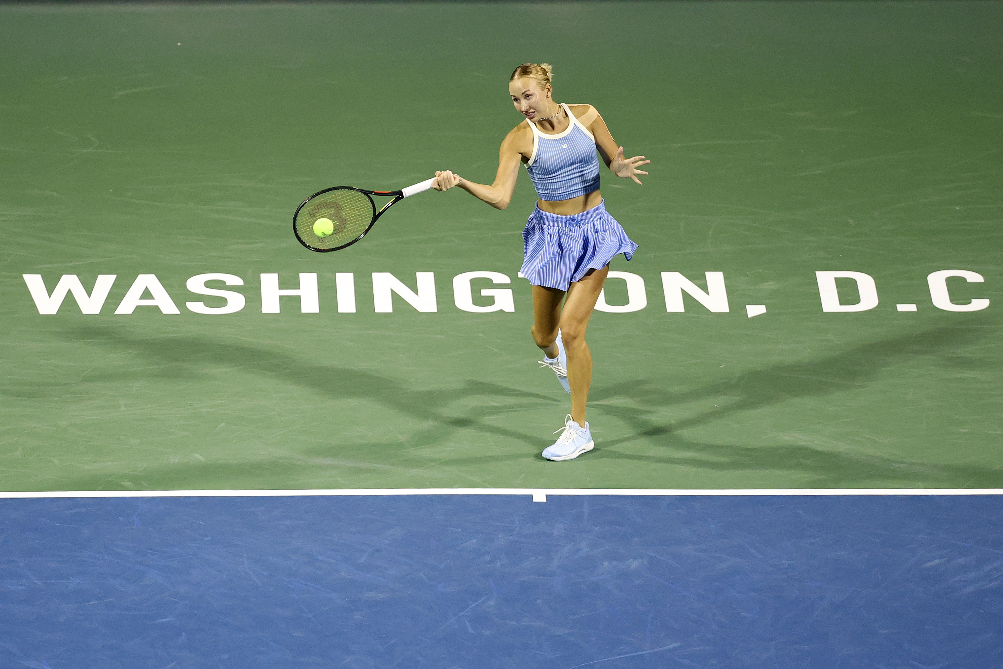 Potapova breaks through in Washington after beating Venus Williams in ...