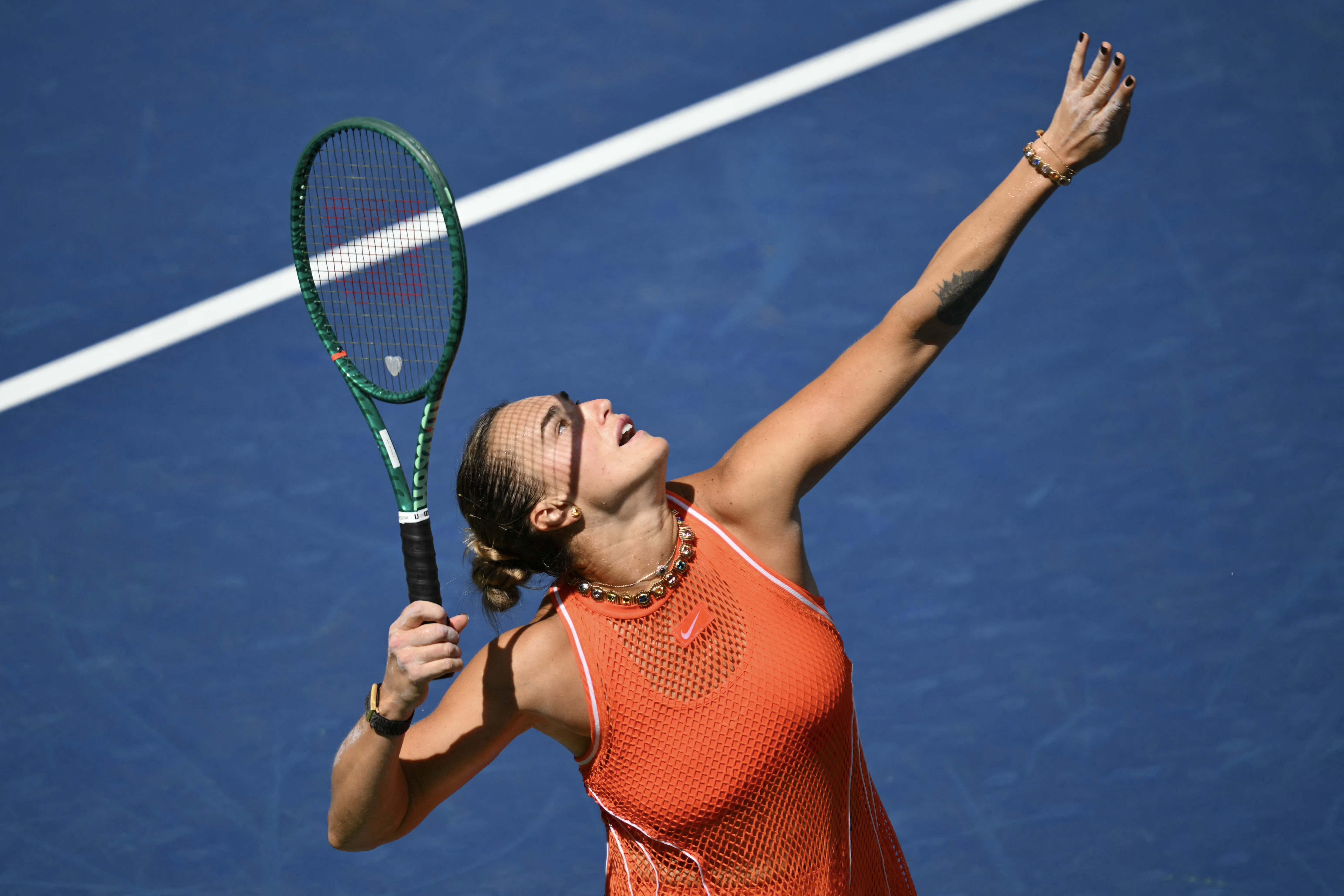 Photo: WTA Tennis Aryna Sabalenka se qualifie pour les huitièmes de l US Open